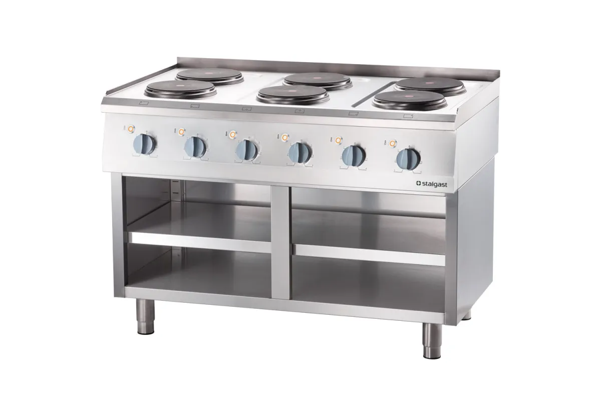 Kuchnia elektryczna, 6-polowa, nastawna, 15.6 kW Stalgast 9707000