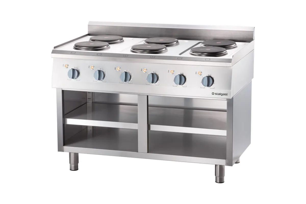 Kuchnia elektryczna, 6-polowa, nastawna, 15.6 kW Stalgast 9707000