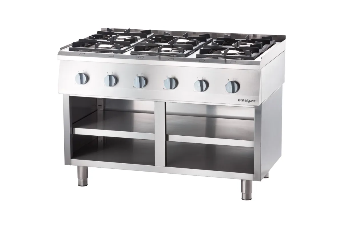 Kuchnia nastawna gazowa, 1200x700, 32.5 kW, G30/37 mbar Stalgast 9707130