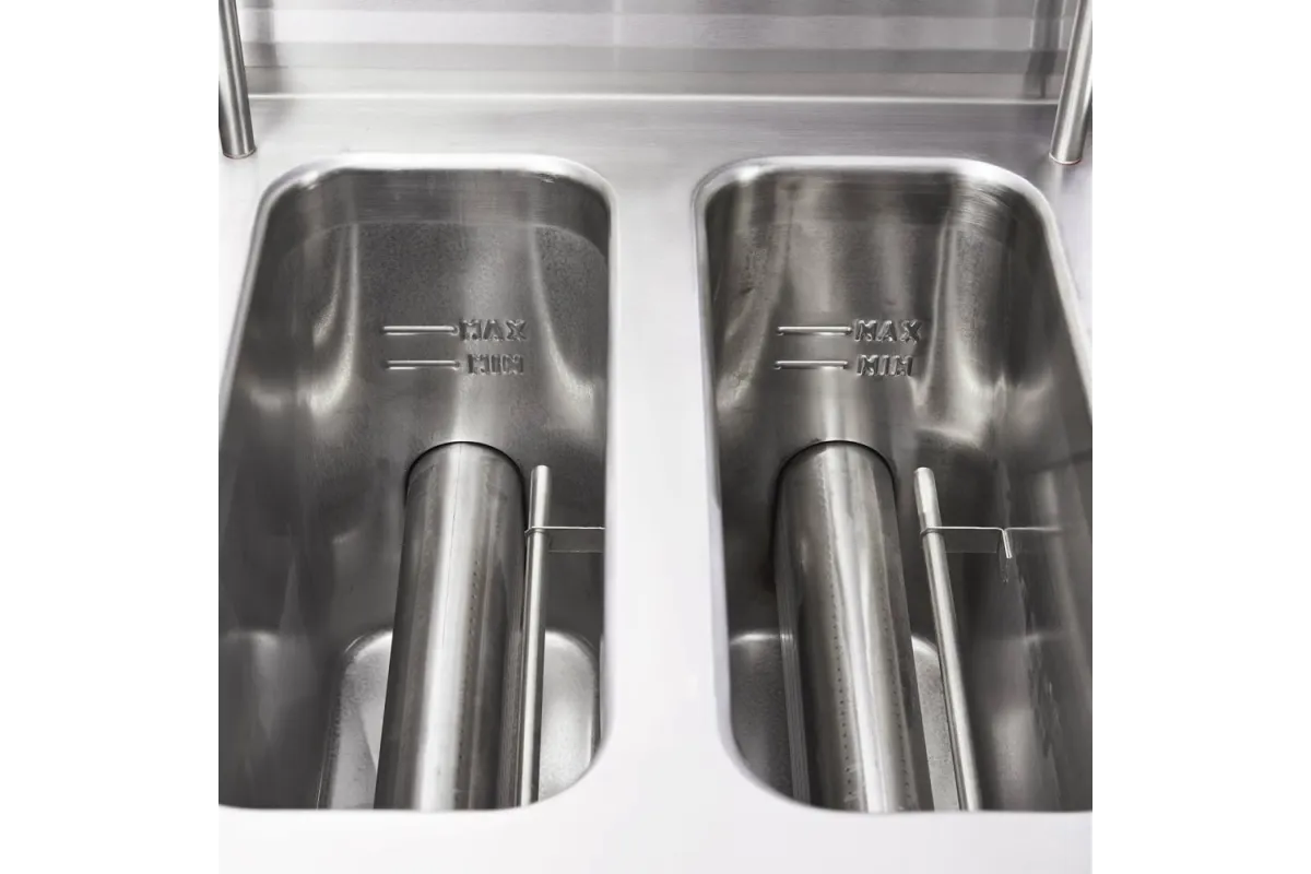 Frytownica dwukomorowa gazowa, 400x700, 12.0 kW, G30/37 mbar Stalgast 9725230