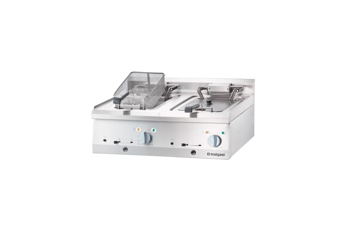 Frytownica elektryczna, nastawna, V 2x10 l, 18 kW Stalgast 9726000