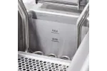 Frytownica elektryczna, nastawna, V 2x10 l, 18 kW Stalgast 9726000