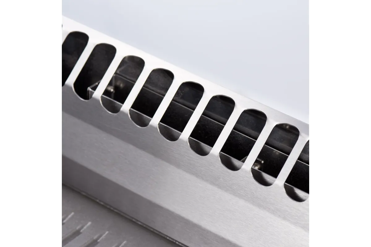 Płyta grillowa nastawna, stalowa, ryflowana, gazowa, 400x700, 6.5 kW, G20/20 mbar Stalgast 9730210