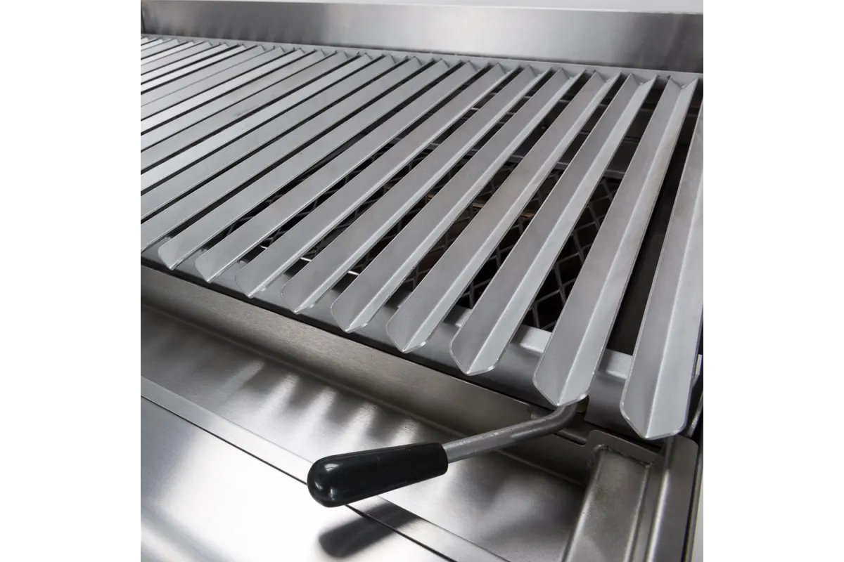 Lava grill gazowy, ruszt V, 400x700, 8.0 kW, G20/20 mbar Stalgast 9732010