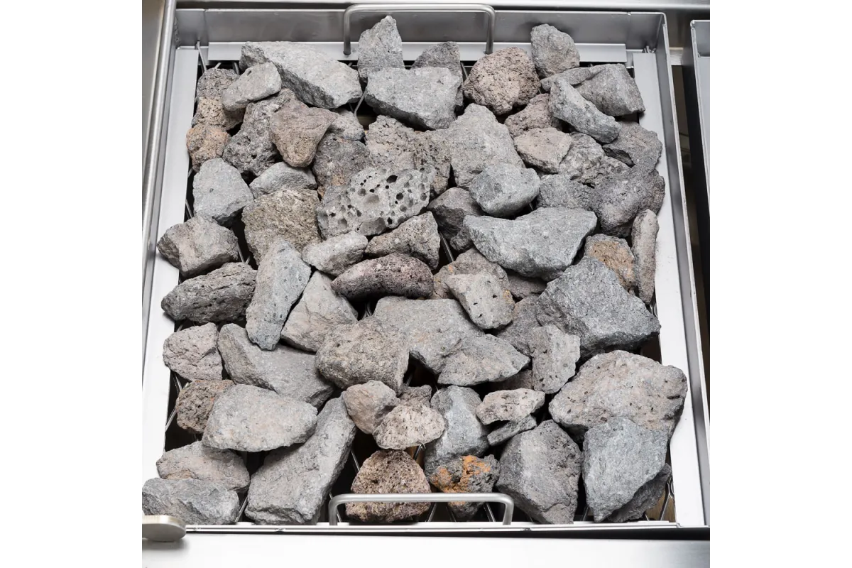 Lava grill gazowy, ruszt V, 400x700, 8.0 kW, G20/20 mbar Stalgast 9732010