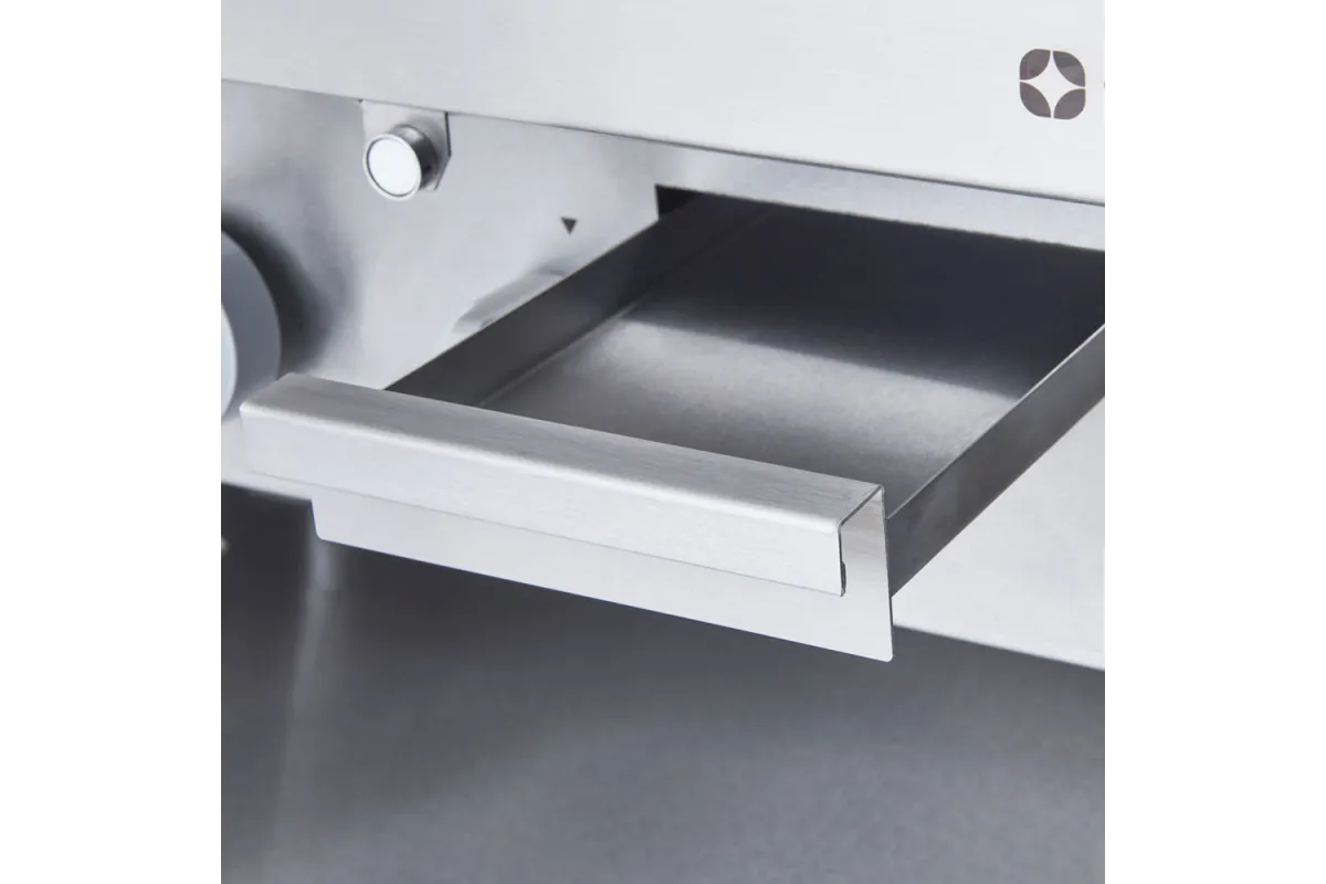 Lava grill gazowy, ruszt V, 400x700, 8.0 kW, G20/20 mbar Stalgast 9732010