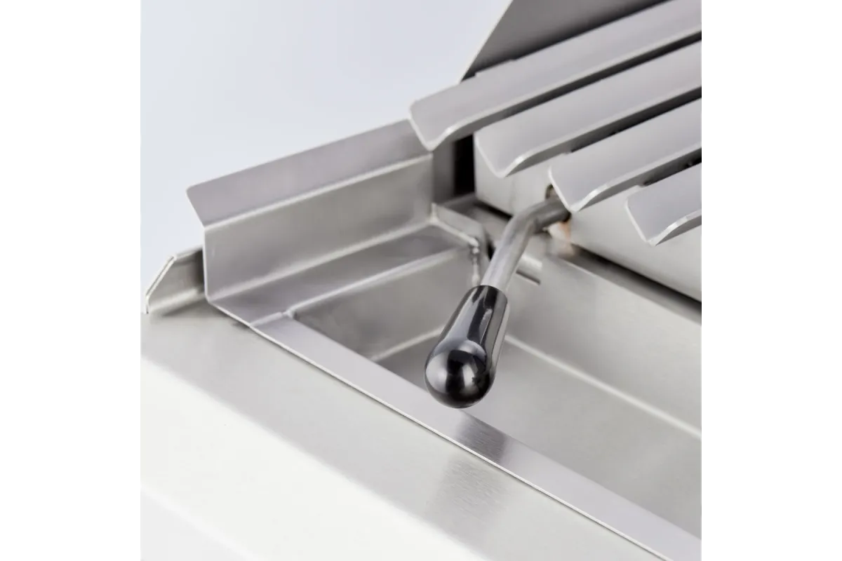 Lava grill gazowy, ruszt V, 400x700, 8.0 kW, G30/37 mbar Stalgast 9732030