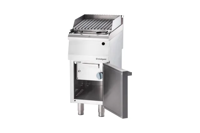 Lava grill gazowy, ruszt V, 400x700, 8.0 kW, G30/37 mbar Stalgast 9732030