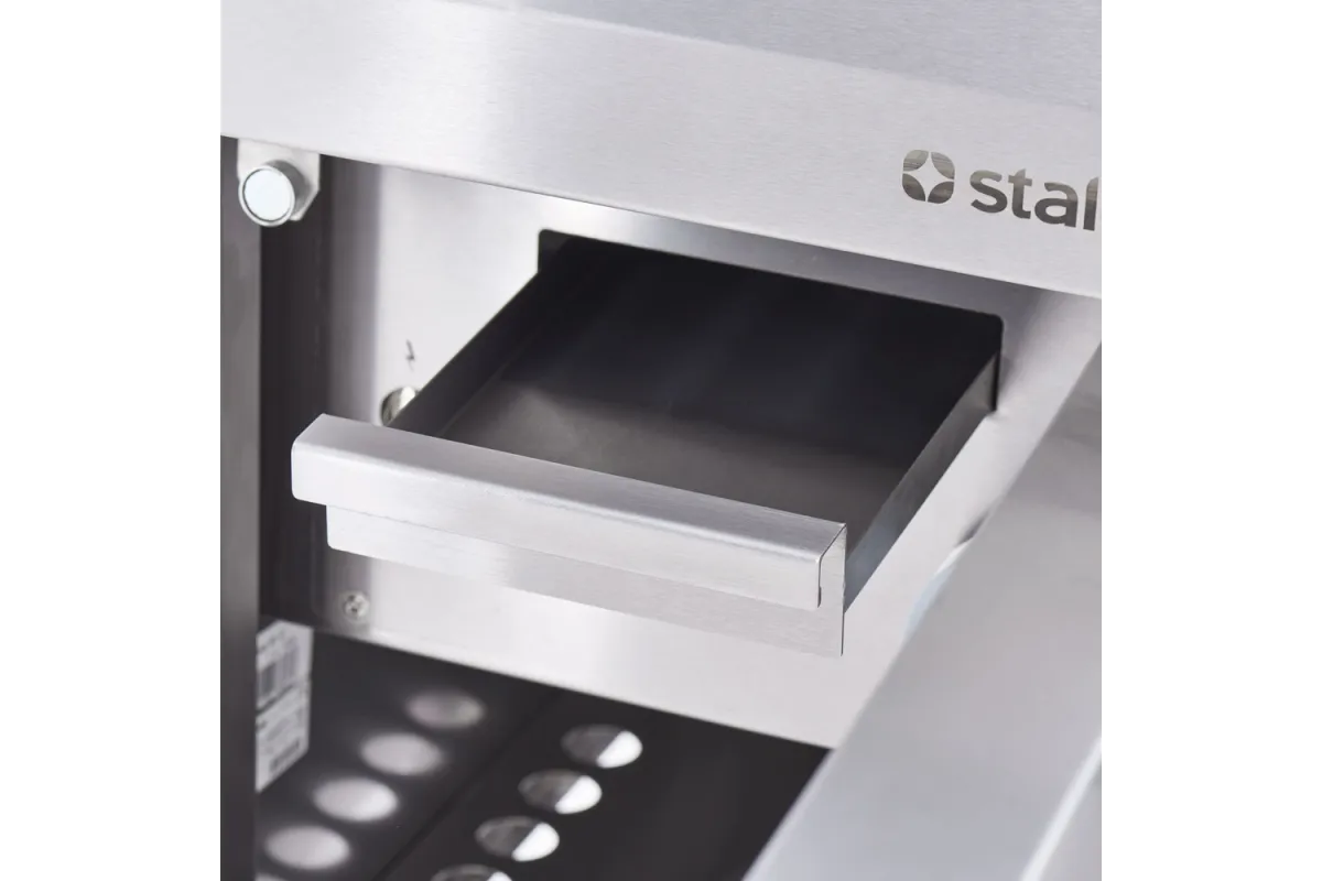 Lava grill gazowy, ruszt V, 400x700, 8.0 kW, G30/37 mbar Stalgast 9732030