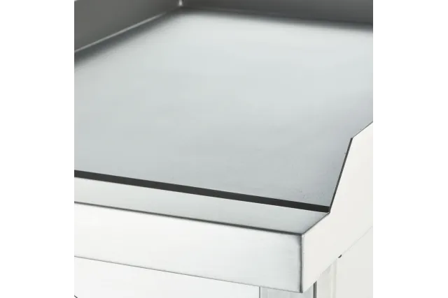Płyta grillowa nastawna, chromowana, gładka, gazowa, 400x700, 6.5 kW, G30/37 mbar Stalgast 9736130