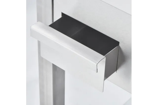 Płyta grillowa nastawna, chromowana, gładka, gazowa, 400x700, 6.5 kW, G30/37 mbar Stalgast 9736130
