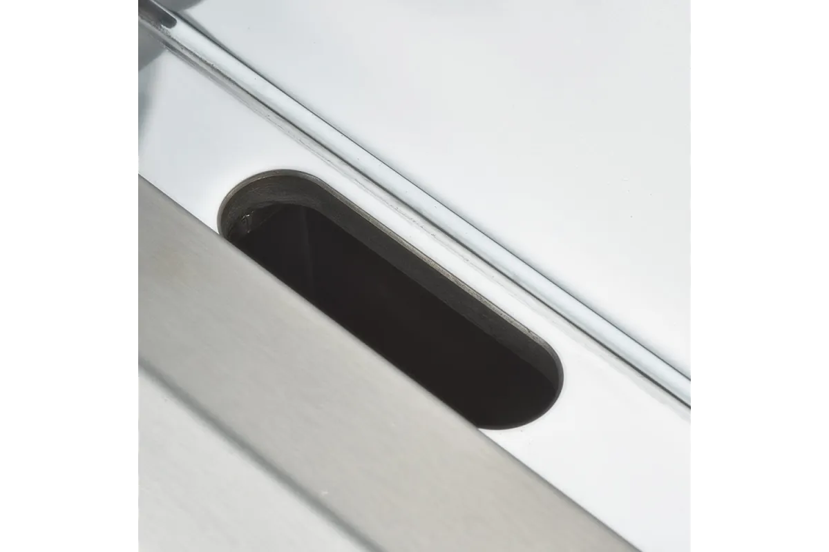 Płyta grillowa elektryczna, chromowana, gładko-ryflowana, P 8.1 kW, U 400 V Stalgast 9737300