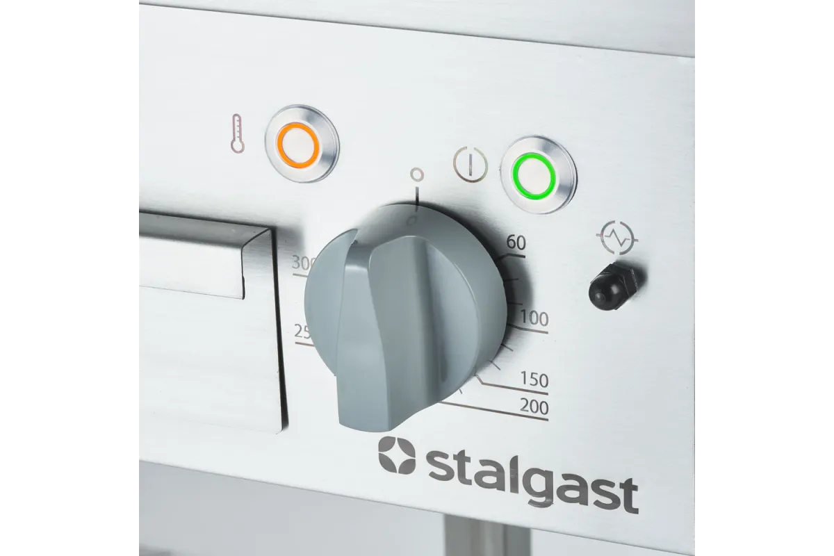 Płyta grillowa elektryczna, wolnostojąca, ryflowana, P 4 kW, U 400V Stalgast 979302