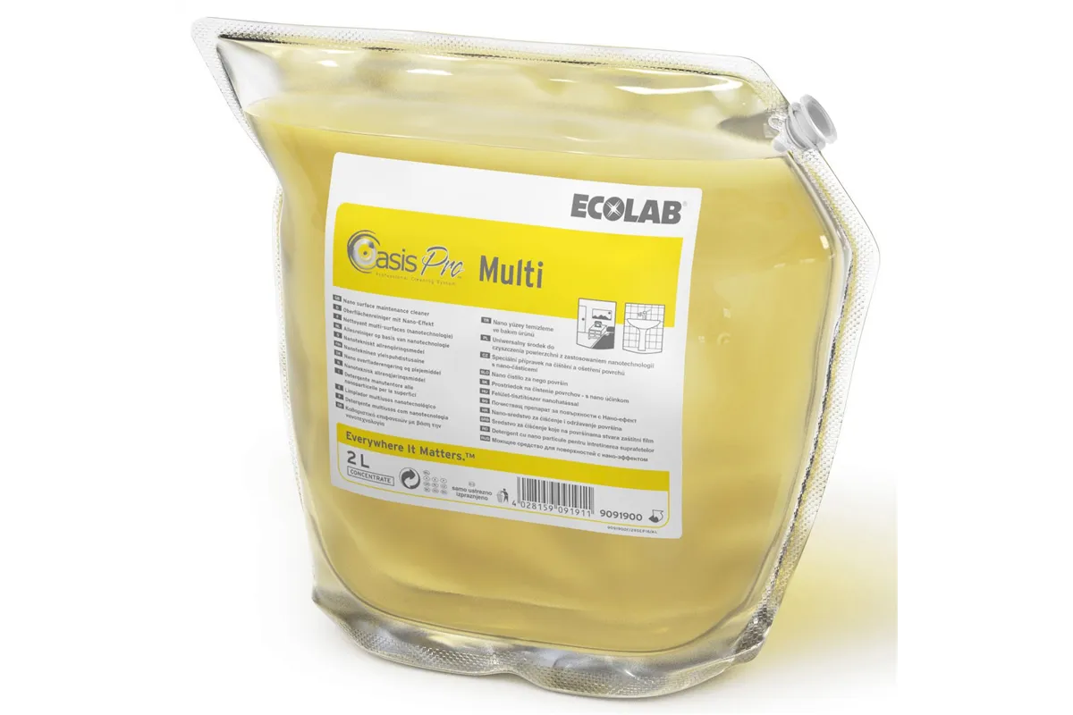 Oasis Pro Multi 2L Ecolab 9091900 środek do czyszczenia powierzchni wodoodpornych