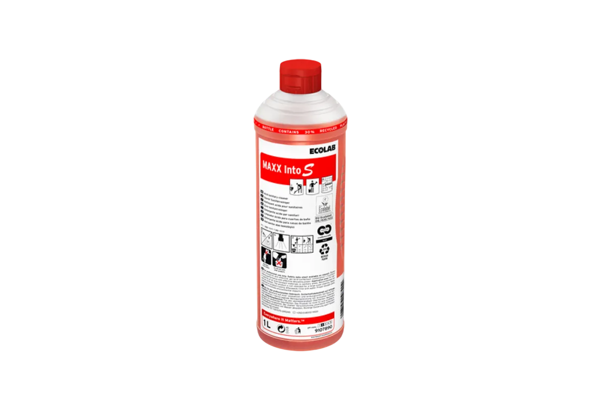 Maxx Into S 1L Ecolab 9107910 kwasowy środek do czyszczenia sanitariatów