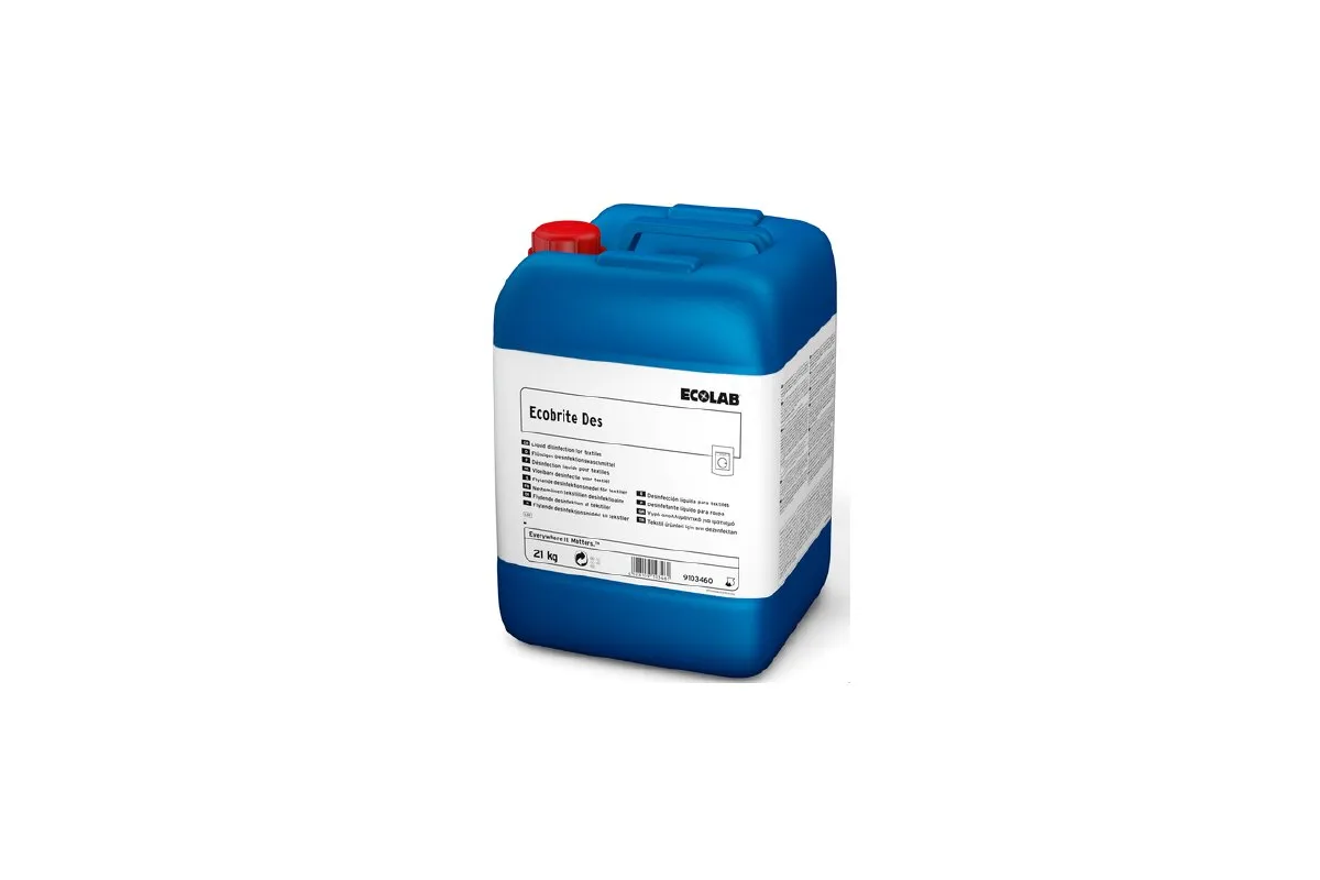 Ecobrite Des 21 kg Ecolab 9103470 płyn dezynfekcyjny do tkanin