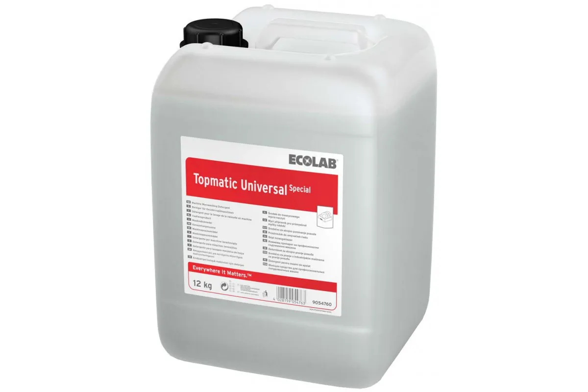 Topmatic Universal Special 12 kg Ecolab 9054760 płyn do mycia naczyń w zmywarkach