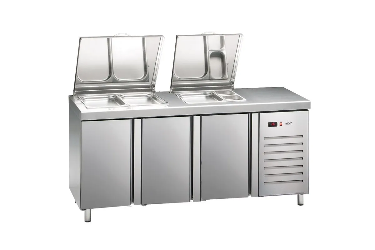 STÓŁ CHŁODNICZY DO PIZZY 3-DRZWIOWY ESSENZIAL LINE ASBER ETS-180 HC 90NS
