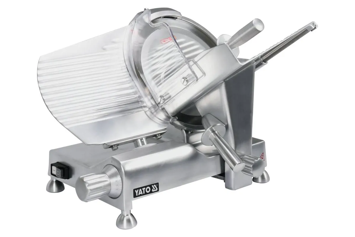 Krajalnica al.-mg do wędlin 300mm pół-automatyczna ostrzałka Yato YG-03130