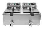 Elektryczna frytownica z zaworem 2x12l Yato YG-04634