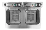 Frytownica elektryczna podwójna wolnostojąca z szafką 2x11,5l Yato YG-04638