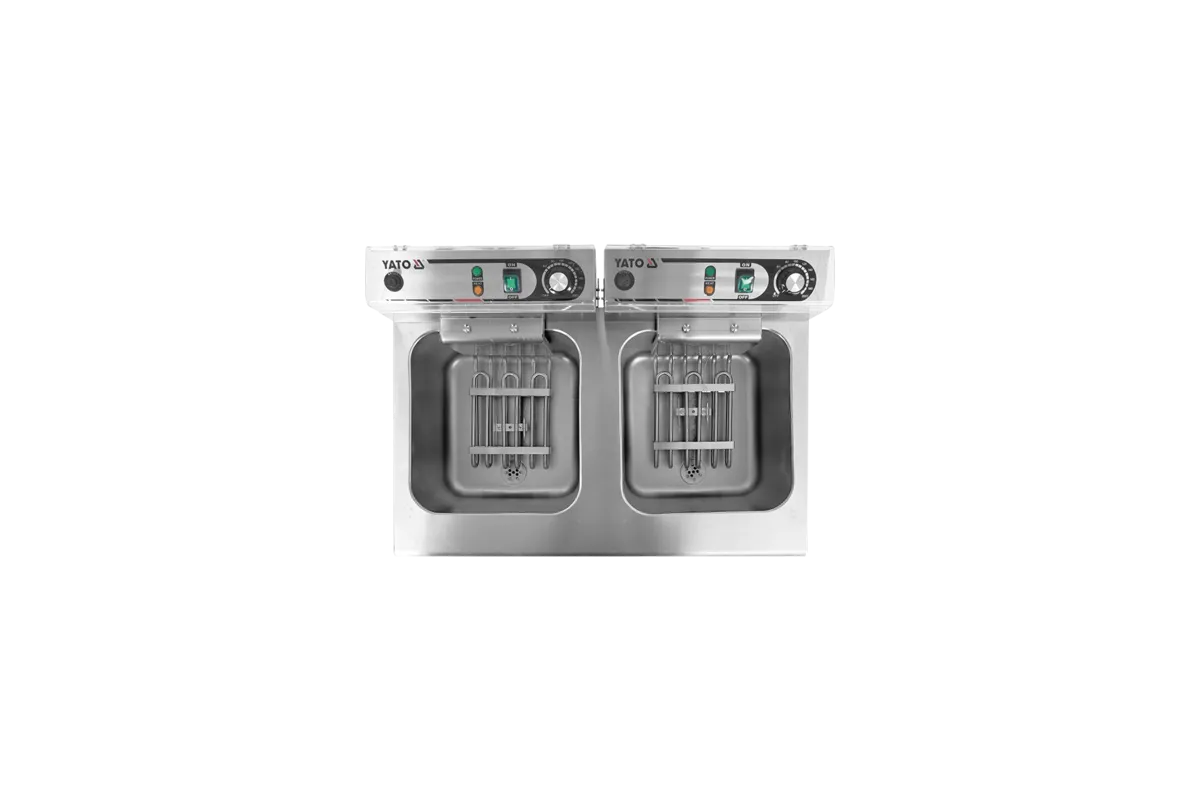 Frytownica elektryczna podwójna wolnostojąca z szafką 2x11,5l Yato YG-04638