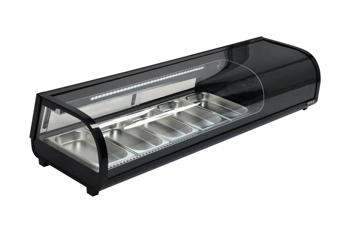 Witryna chłodnicza 5x1/3 gn 135x42x29,5 Yato YG-05001