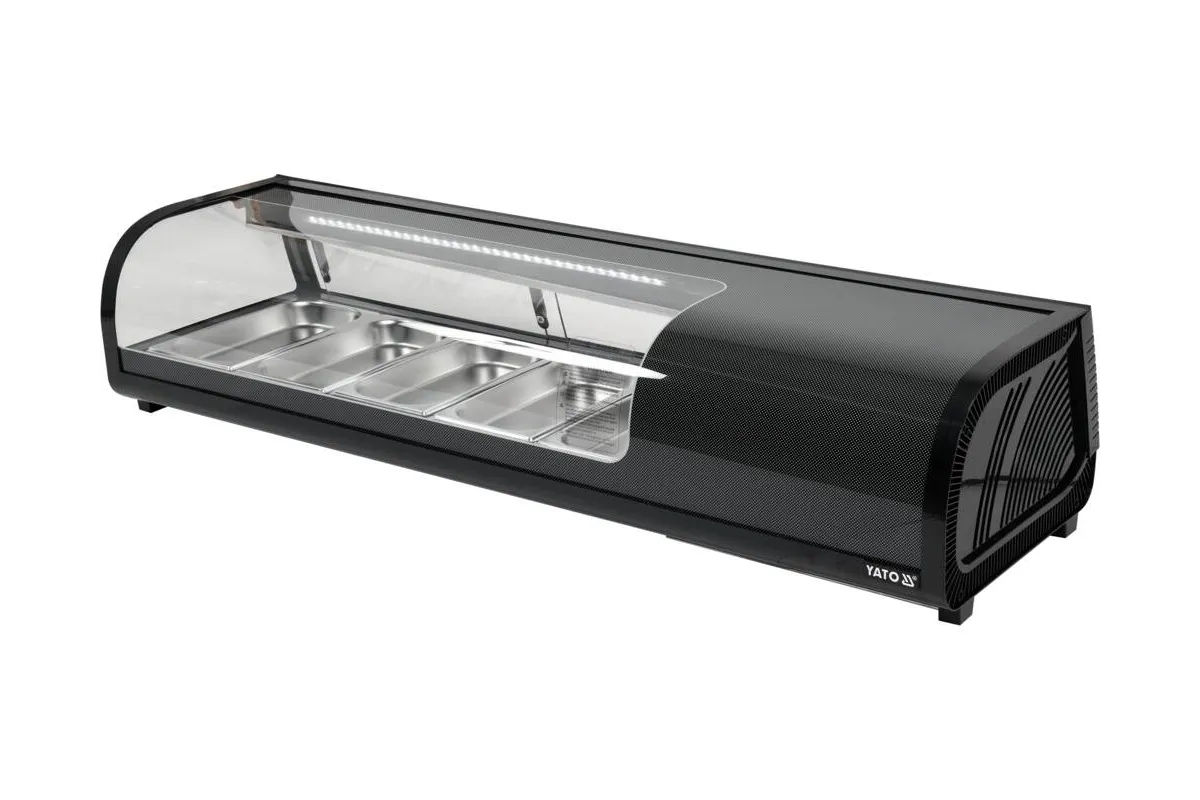 Witryna chłodnicza 5x1/3 gn 135x42x29,5 Yato YG-05001