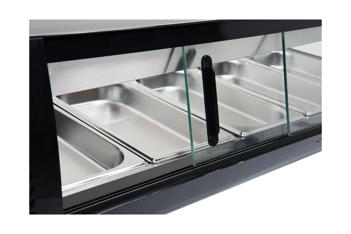 Witryna chłodnicza 5x1/3 gn 135x42x29,5 Yato YG-05001