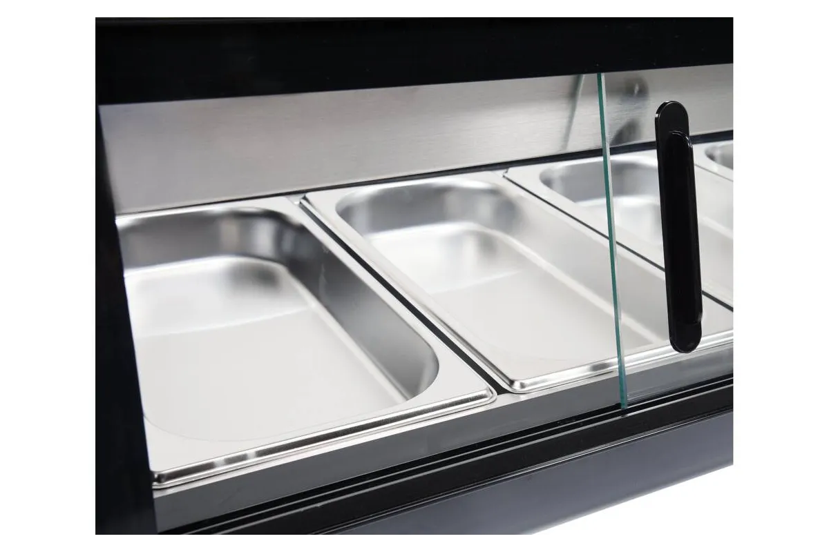 Witryna chłodnicza 6x1/3 gn 153x42x29,5 Yato YG-05002