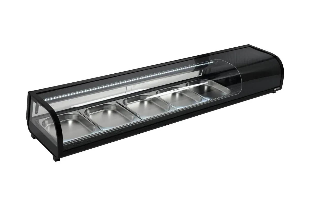 Witryna chłodnicza 5x1/2 gn 180x42x29,5 Yato YG-05005