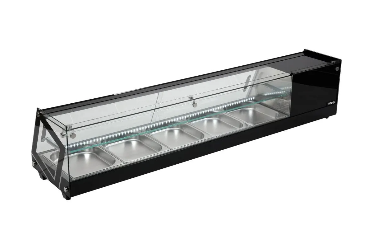 Witryna chłodnicza 5x1/2 gn 175x39x37 Yato YG-05007