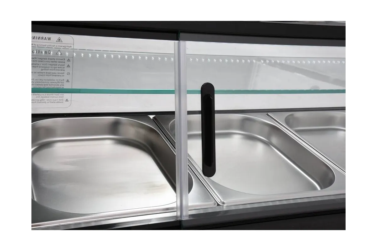 Witryna chłodnicza 5x1/2 gn 175x39x37 Yato YG-05007