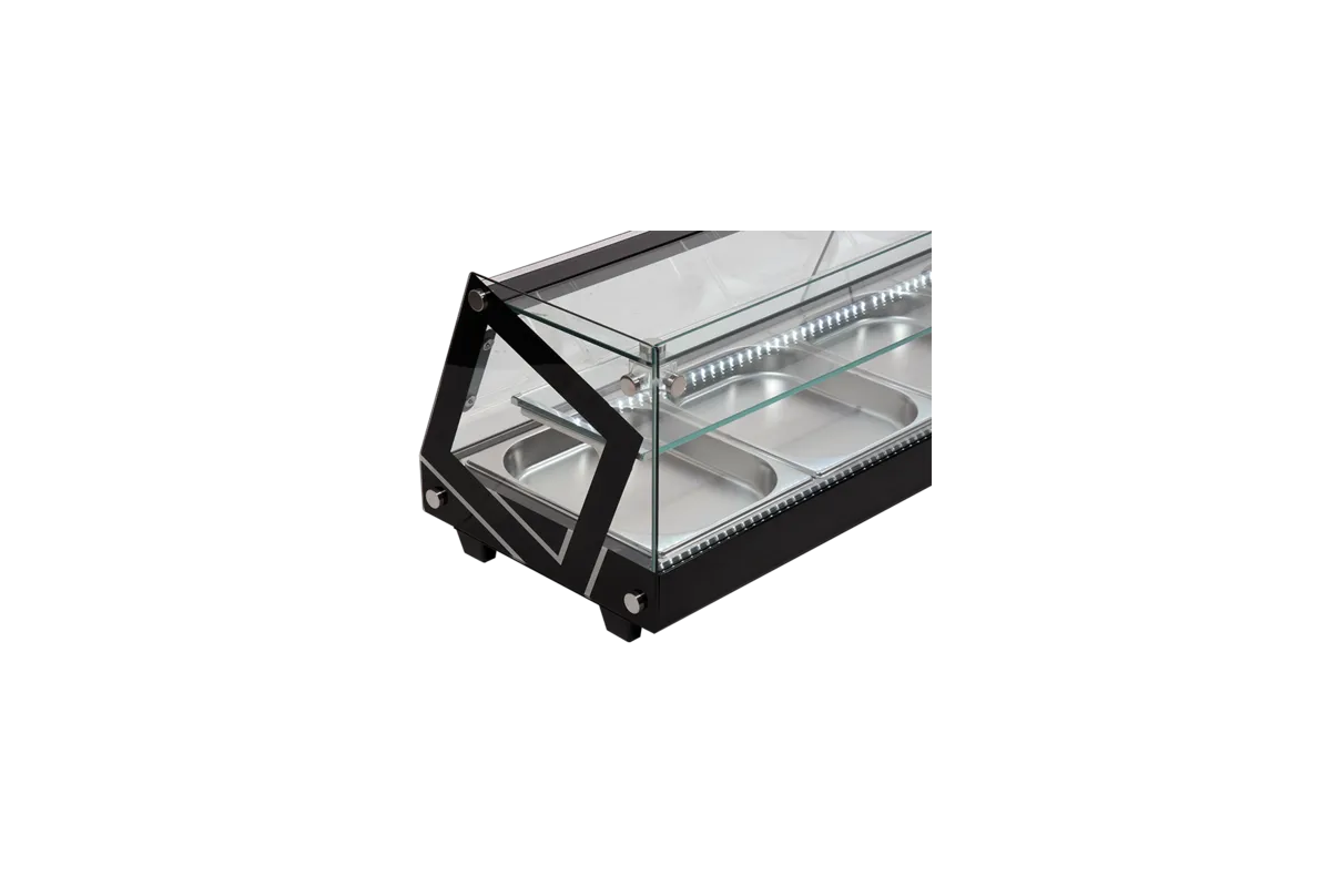 Witryna chłodnicza 5x1/2 gn 175x39x37 Yato YG-05007