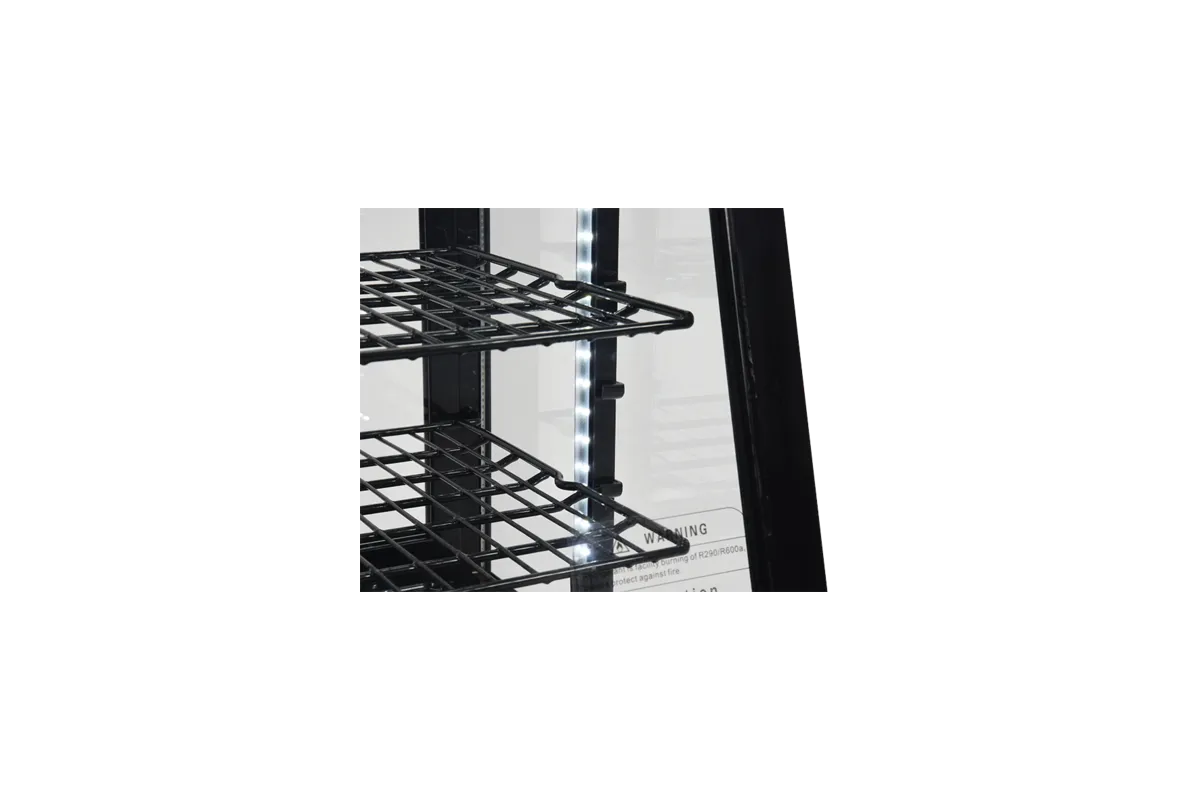 Witryna chłodnicza 100l 68x45x67 czarna Yato YG-05020