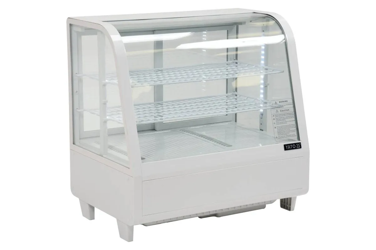 Witryna chłodnicza 100l 68x45x67 biała Yato YG-05021