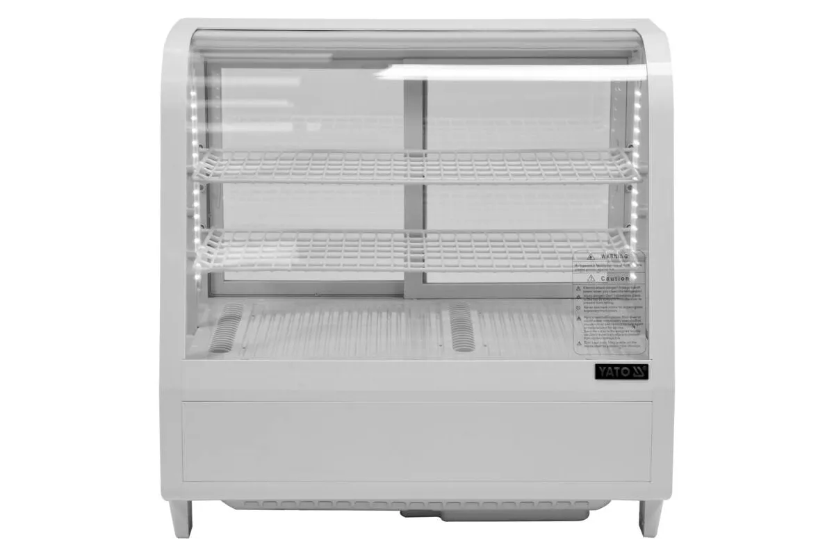 Witryna chłodnicza 100l 68x45x67 biała Yato YG-05021