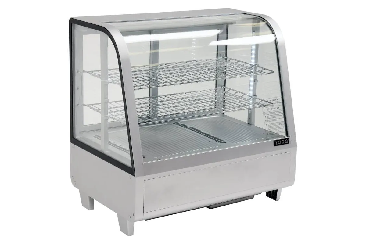 Witryna chłodnicza 100l 68x45x67 srebrna Yato YG-05022