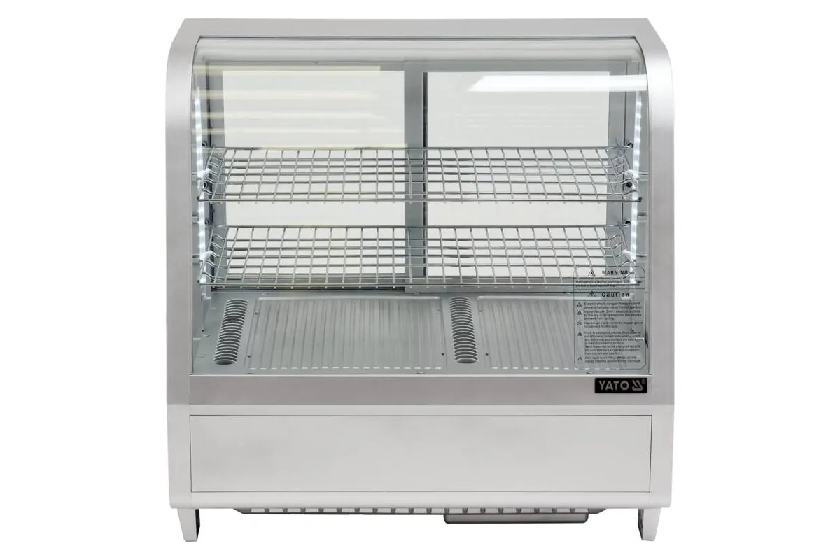 Witryna chłodnicza 100l 68x45x67 srebrna Yato YG-05022