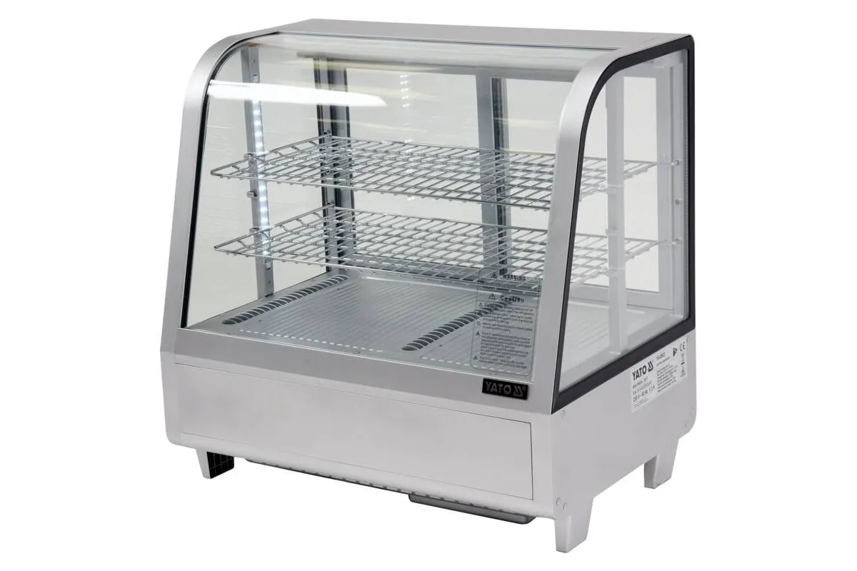 Witryna chłodnicza 100l 68x45x67 srebrna Yato YG-05022