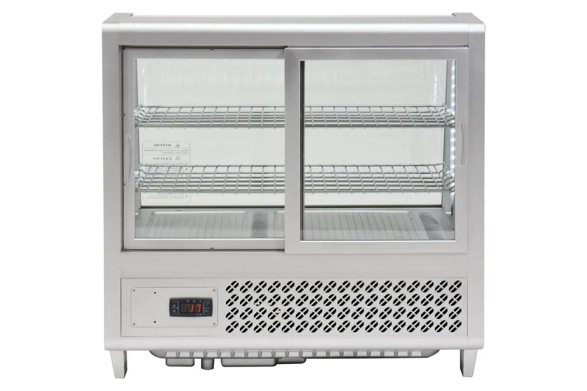 Witryna chłodnicza 100l 68x45x67 srebrna Yato YG-05022