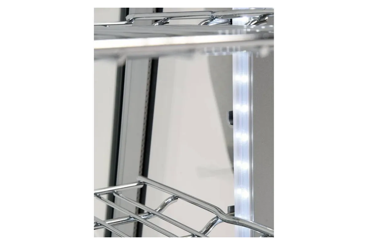 Witryna chłodnicza 100l 68x45x67 srebrna Yato YG-05022