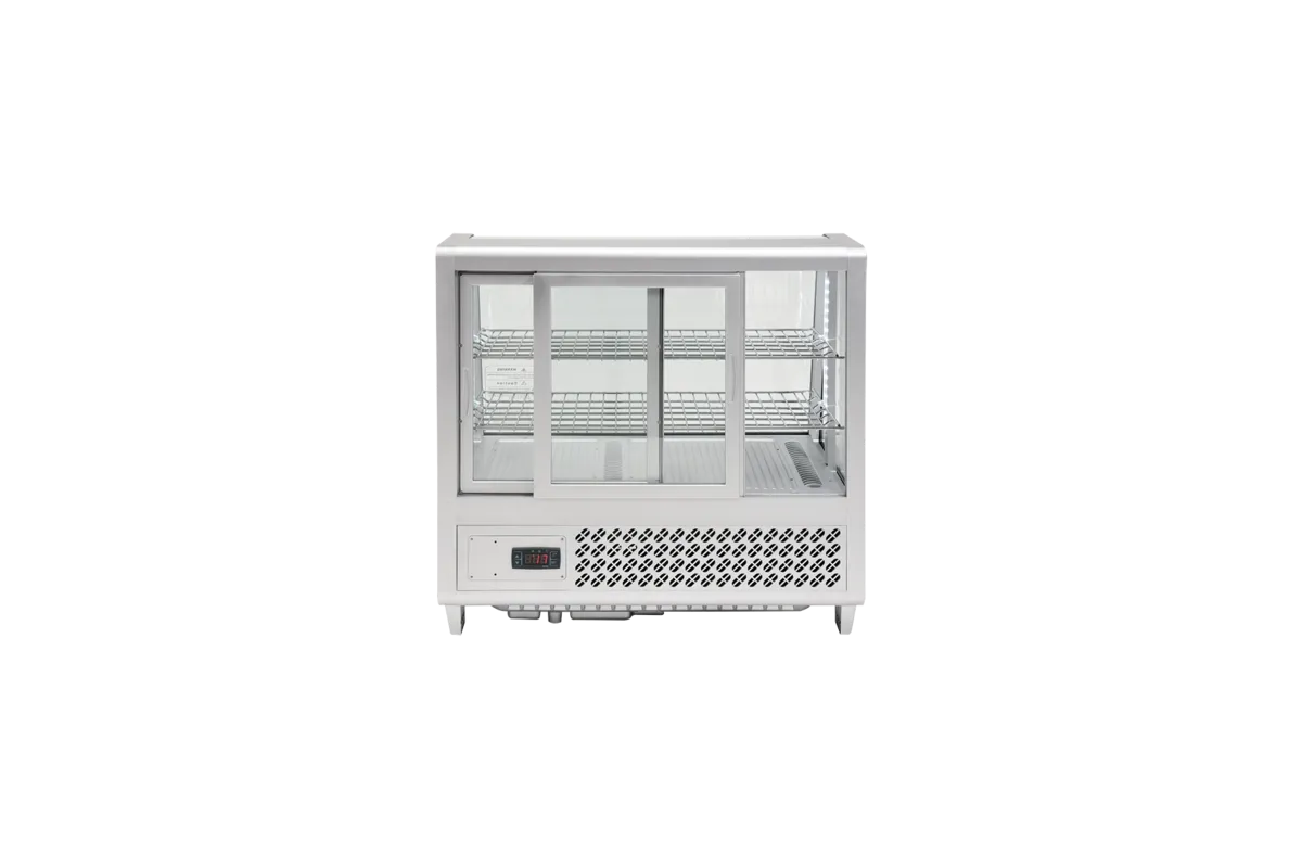 Witryna chłodnicza 100l 68x45x67 srebrna Yato YG-05022