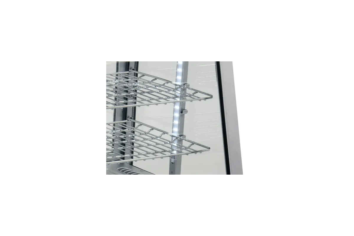 Witryna chłodnicza 100l 68x45x67 srebrna Yato YG-05022