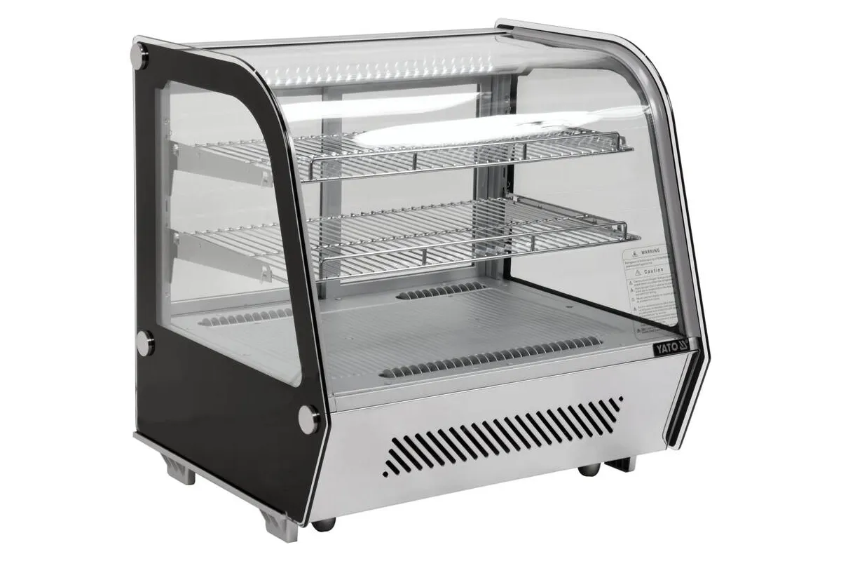 Witryna chłodnicza 120l 68x56x66 srebrna Yato YG-05025