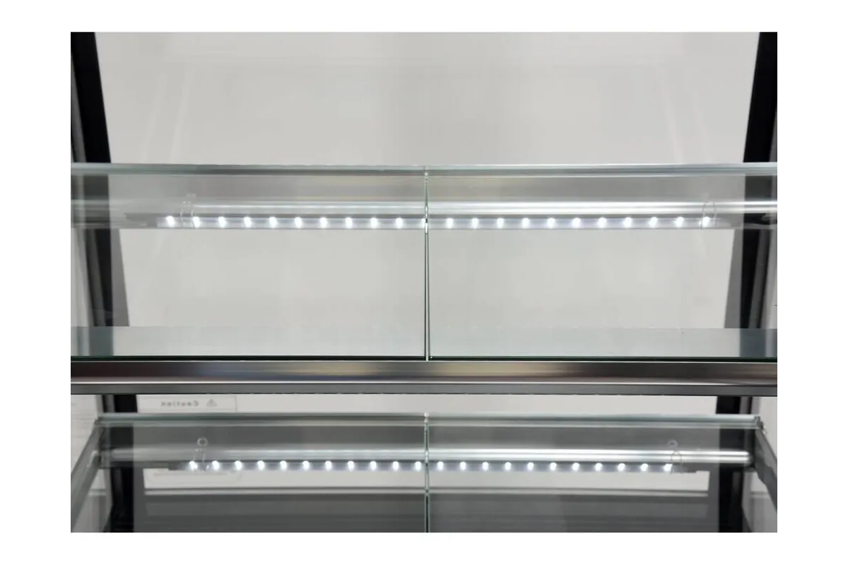 Witryna chłodnicza 300l 65x80x144 czarna Yato YG-05040