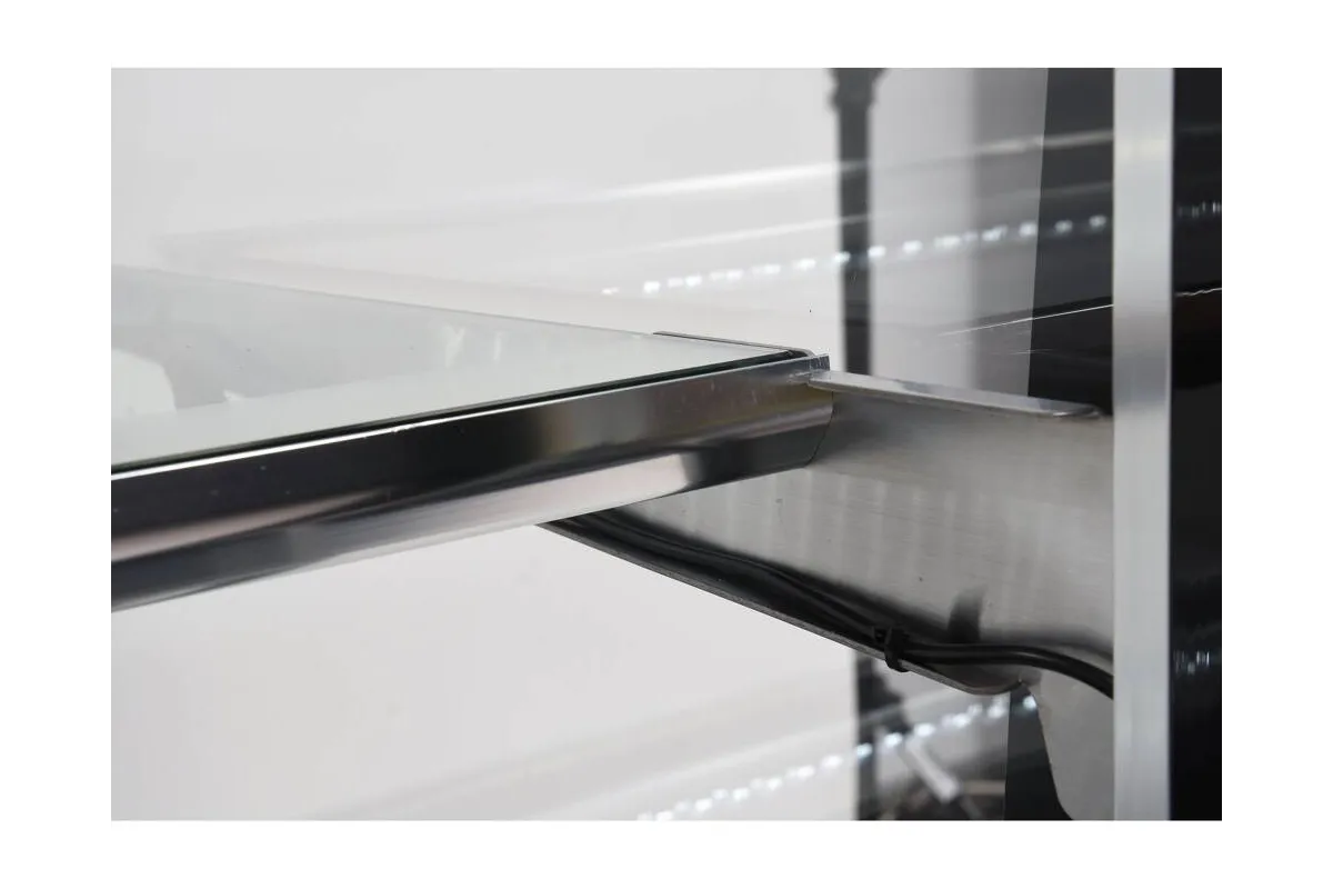 Witryna chłodnicza 400l 90x80x144 czarna Yato YG-05045