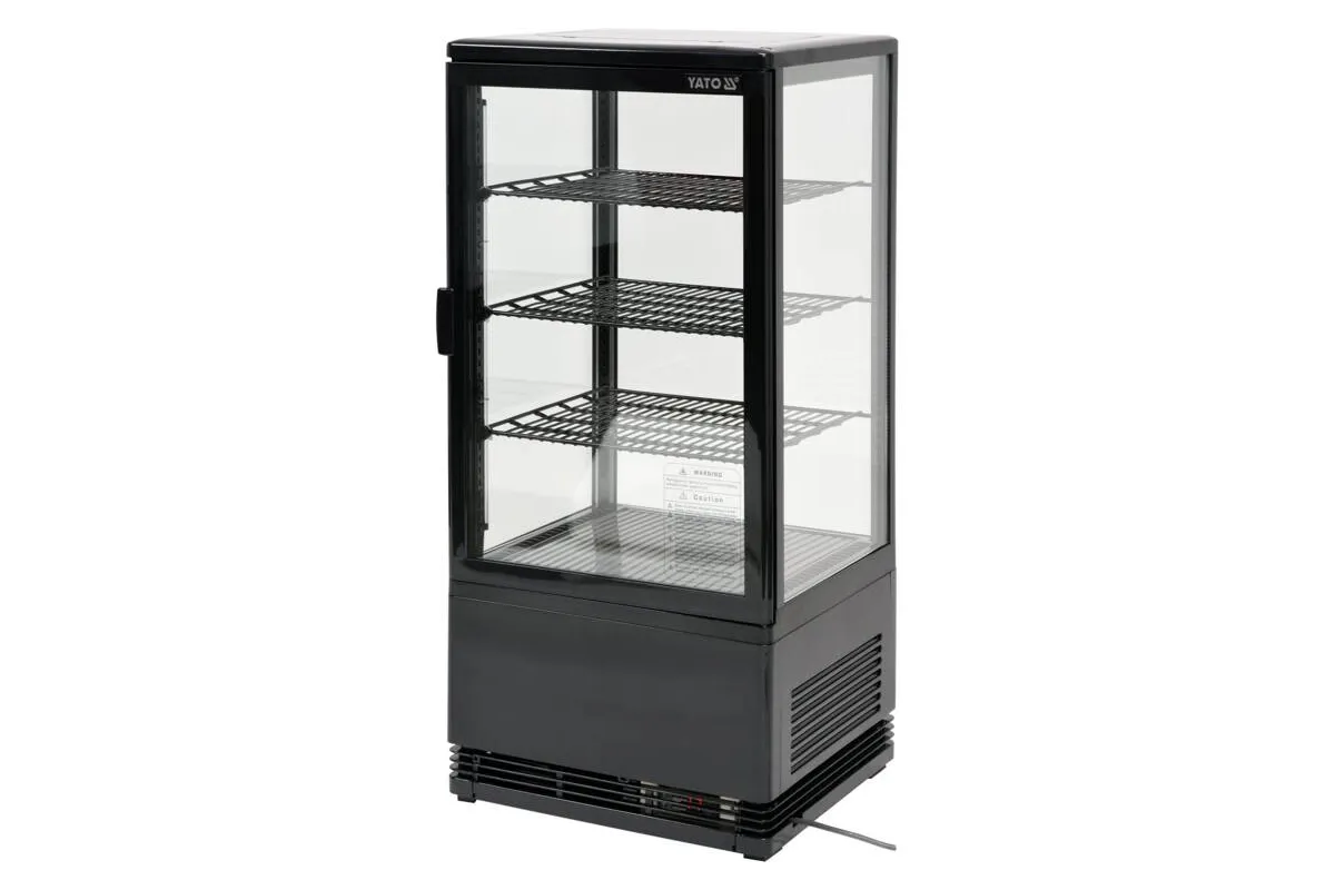 Witryna chłodnicza 78l 42x38x96 czarna Yato YG-05056