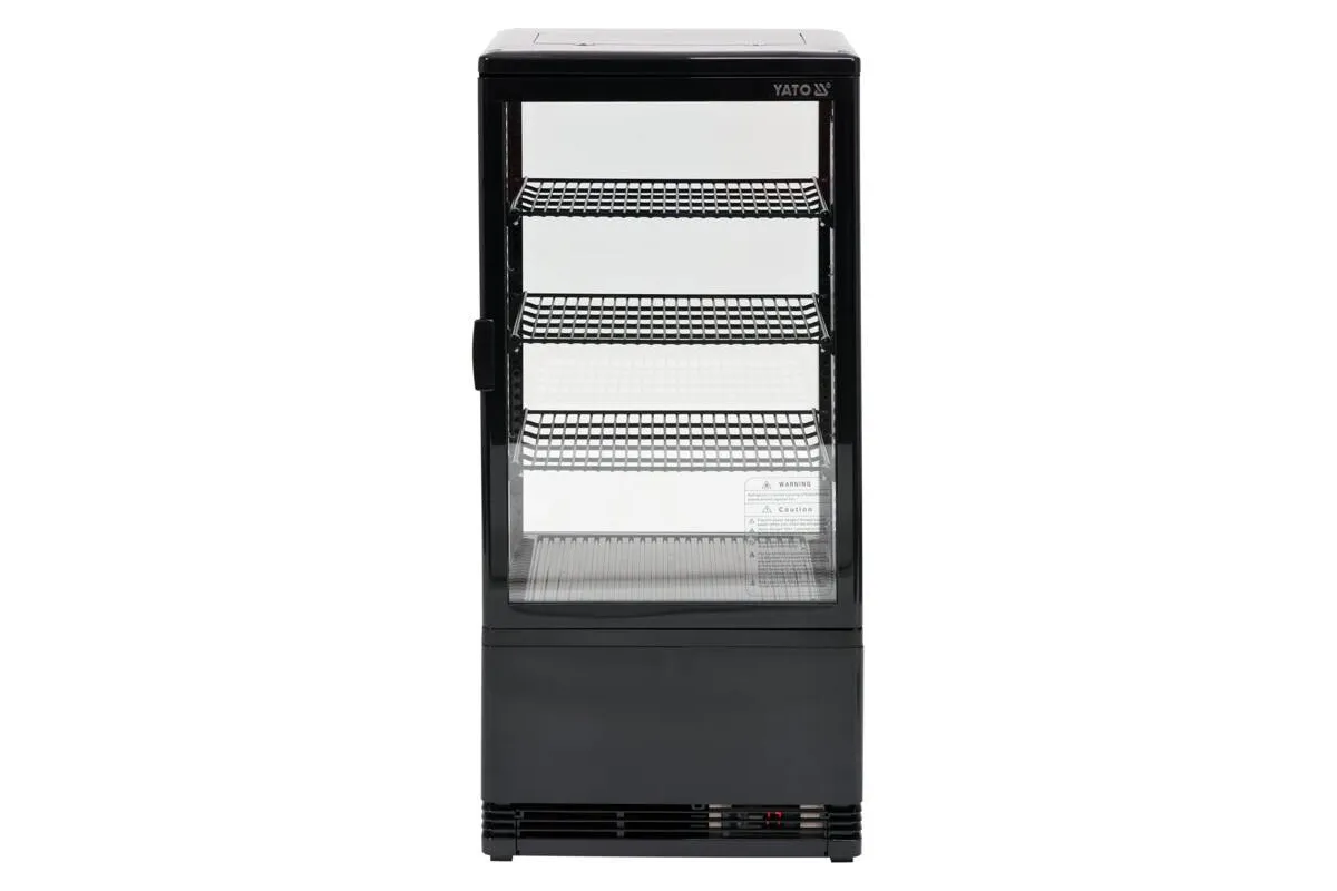 Witryna chłodnicza 78l 42x38x96 czarna Yato YG-05056