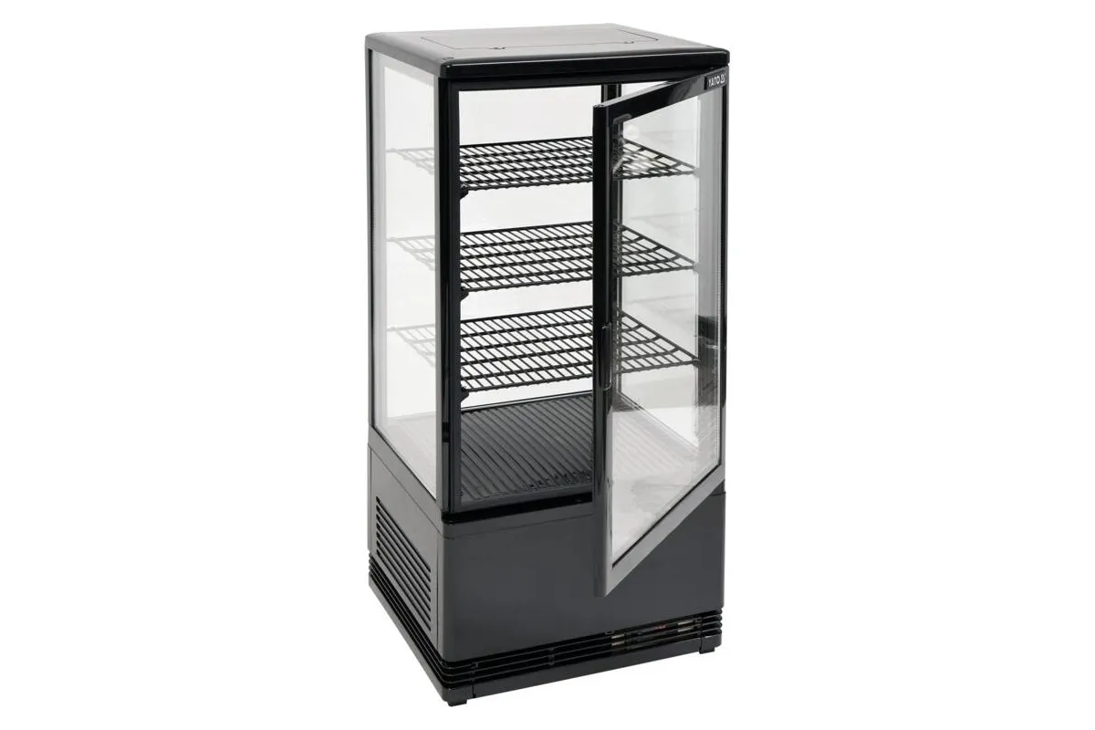 Witryna chłodnicza 78l 42x38x96 czarna Yato YG-05056